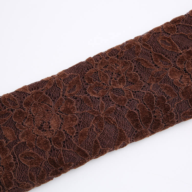 Lace Fabric Dress Women's Polyester Brushed for Loungewear Wholesale S 8